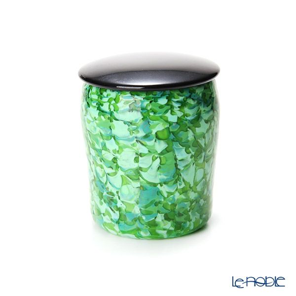 【1点限り】津軽びいどろ 大川薫工房 茶器 グリーン OK16-3039