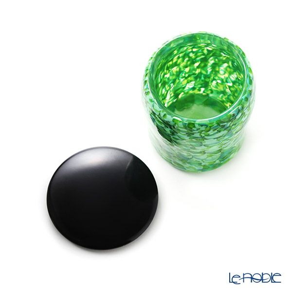 【1点限り】津軽びいどろ 大川薫工房 茶器 グリーン OK16-3039