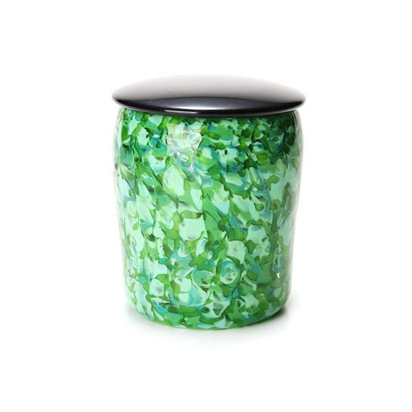 【1点限り】津軽びいどろ 大川薫工房 茶器 グリーン OK16-3039