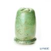 【1点限り】津軽びいどろ 大川薫工房 香炉 グリーン／ゴールド OK18-3103