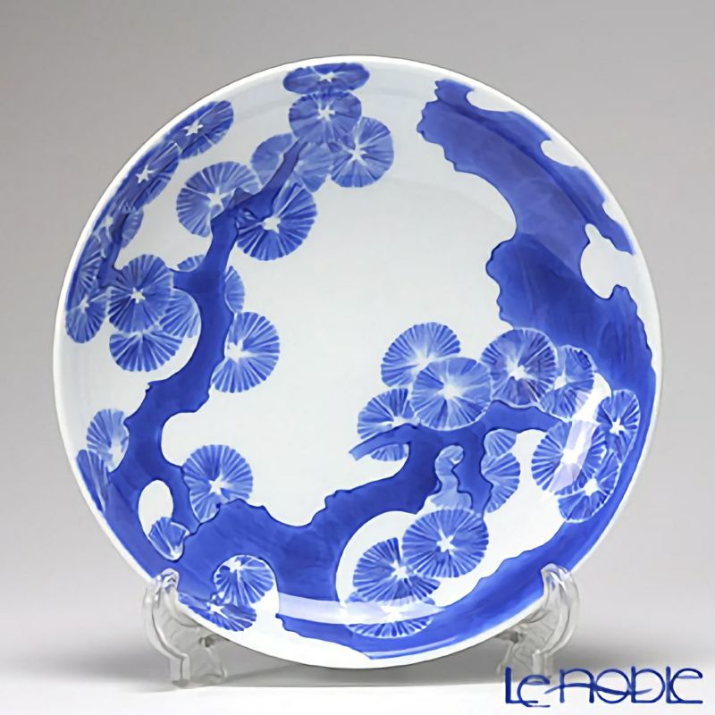 伝統工芸】古琳庵窯 染付松絵 鍋島木杯九寸鉢 | ブランド洋食器専門店