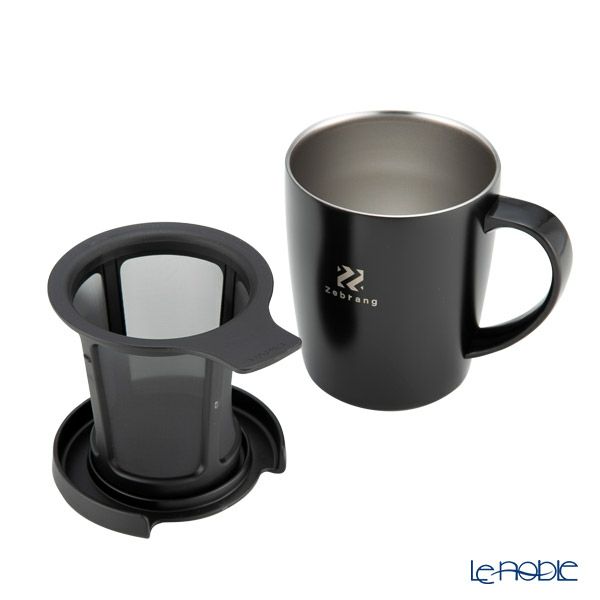 ハリオ Zebrang（ゼブラン） 真空二重マグカップ ＆ コーヒーメーカー ZB-SMCM-300B 300ml