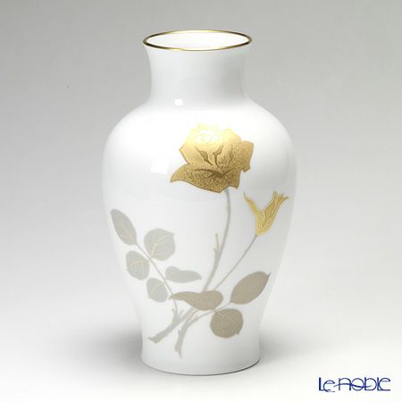大倉陶園 金蝕バラ 花瓶 28cm 20A／2016 | ブランド洋食器専門店ル