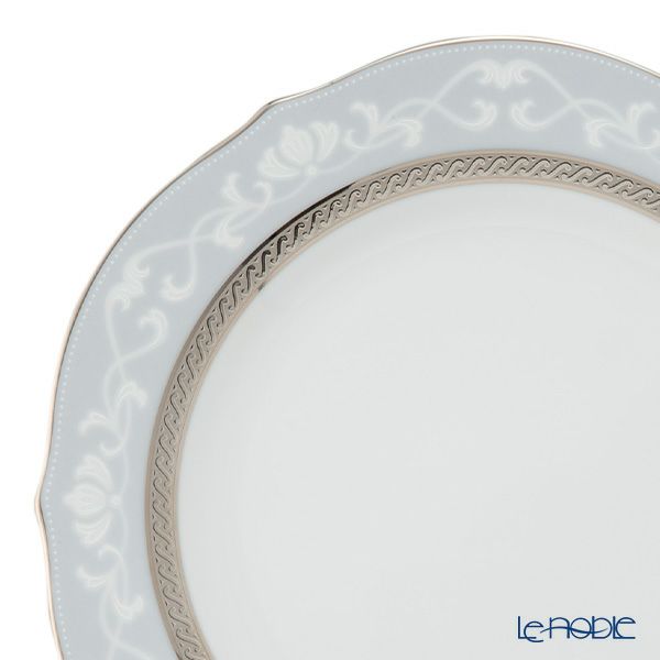 ノリタケ ハンプシャープラチナ 23cm アクセントプレート ペア 4336L／P91310