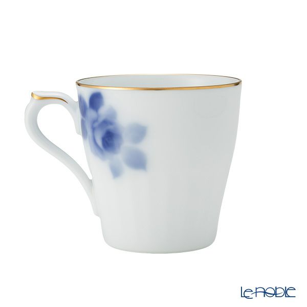 大倉陶園 岡染め ブルーローズ マグカップ 8011A／114C