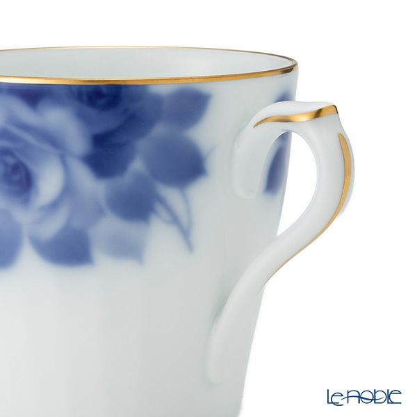 大倉陶園 岡染め ブルーローズ マグカップ 8011A／114C