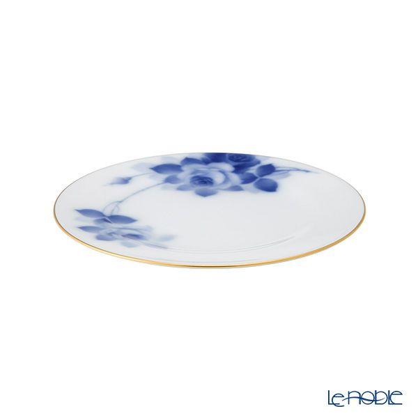 大倉陶園 ブルーローズ パン皿 17cm 8011A／4H