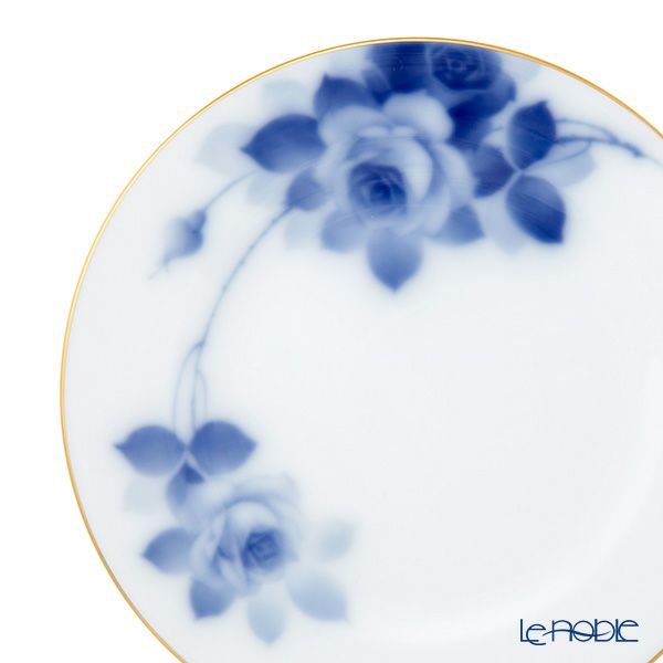 大倉陶園 ブルーローズ パン皿 17cm 8011A／4H