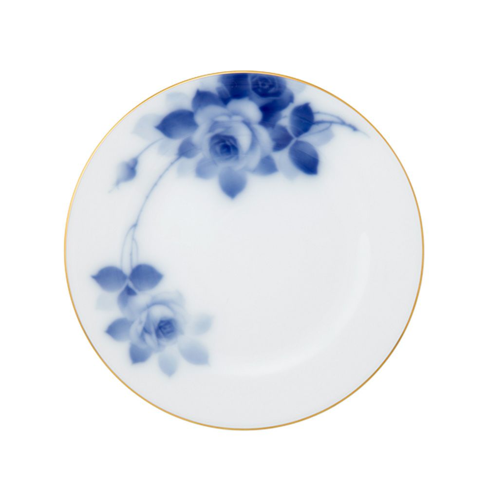 大倉陶園 ブルーローズ パン皿 17cm 8011A／4H