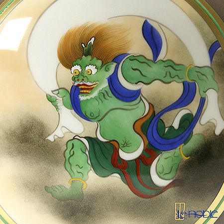 ノリタケ スタジオコレクション 花生 風神 H26cm 52921／AC261