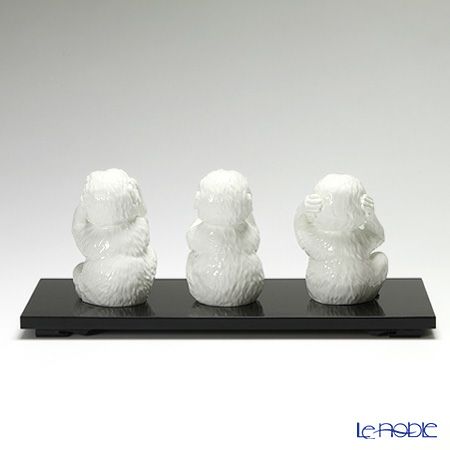 ノリタケ スタジオコレクション 置物 三猿 H14cm K228／AC247