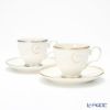 ノリタケ ファインポーセレン コーヒーカップ＆ソーサー ペア P95688／9316-7
