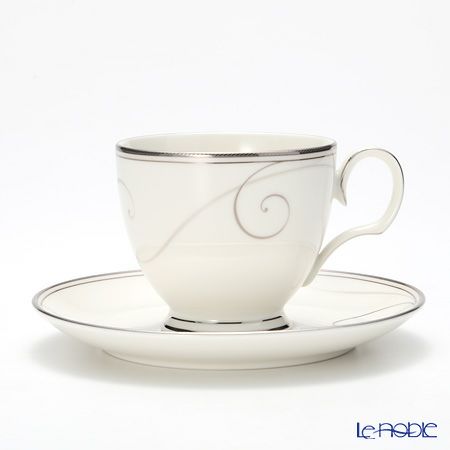 ノリタケ ファインポーセレン コーヒーカップ＆ソーサー ペア P95688／9316-7