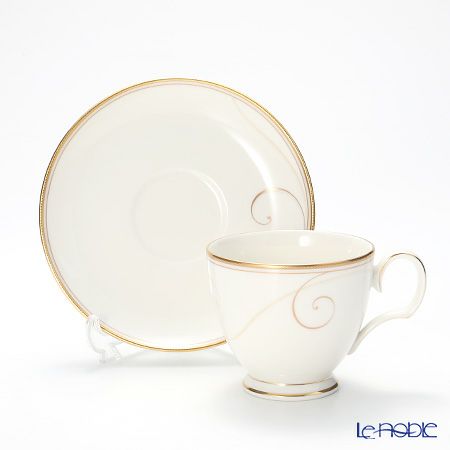 ノリタケ ファインポーセレン コーヒーカップ＆ソーサー ペア P95688／9316-7
