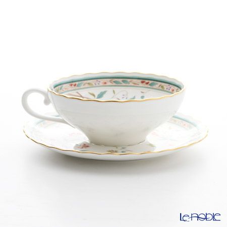 ノリタケ 花更紗 4409L／T58043A ティーカップ＆ソーサー