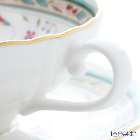 ノリタケ 花更紗 4409L／T58043A ティーカップ＆ソーサー