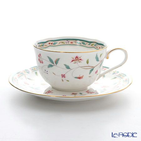 ノリタケ 花更紗 4409L／T59387A ティー・コーヒー碗皿