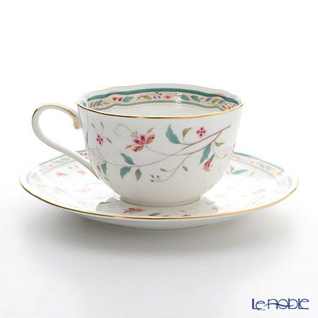 ノリタケ 花更紗 4409L／T59387A ティー・コーヒー碗皿