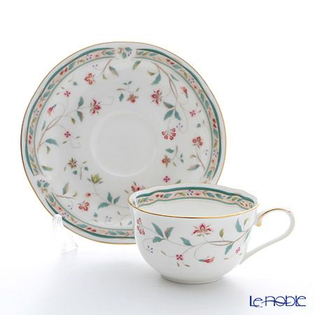 ノリタケ 花更紗 4409L／T59387A ティー・コーヒー碗皿