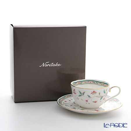 ノリタケ 花更紗 4409L／T59387A ティー・コーヒー碗皿