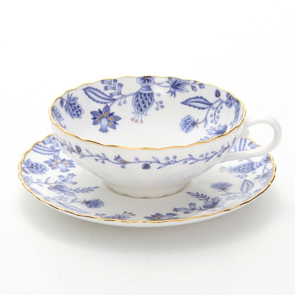 ノリタケ ブルーソレンティーノ 4562L／T58043A ティーカップ＆ソーサー