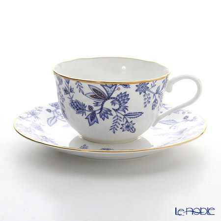 ノリタケ ブルーソレンティーノ 4562L／T59387A ティー・コーヒー碗皿