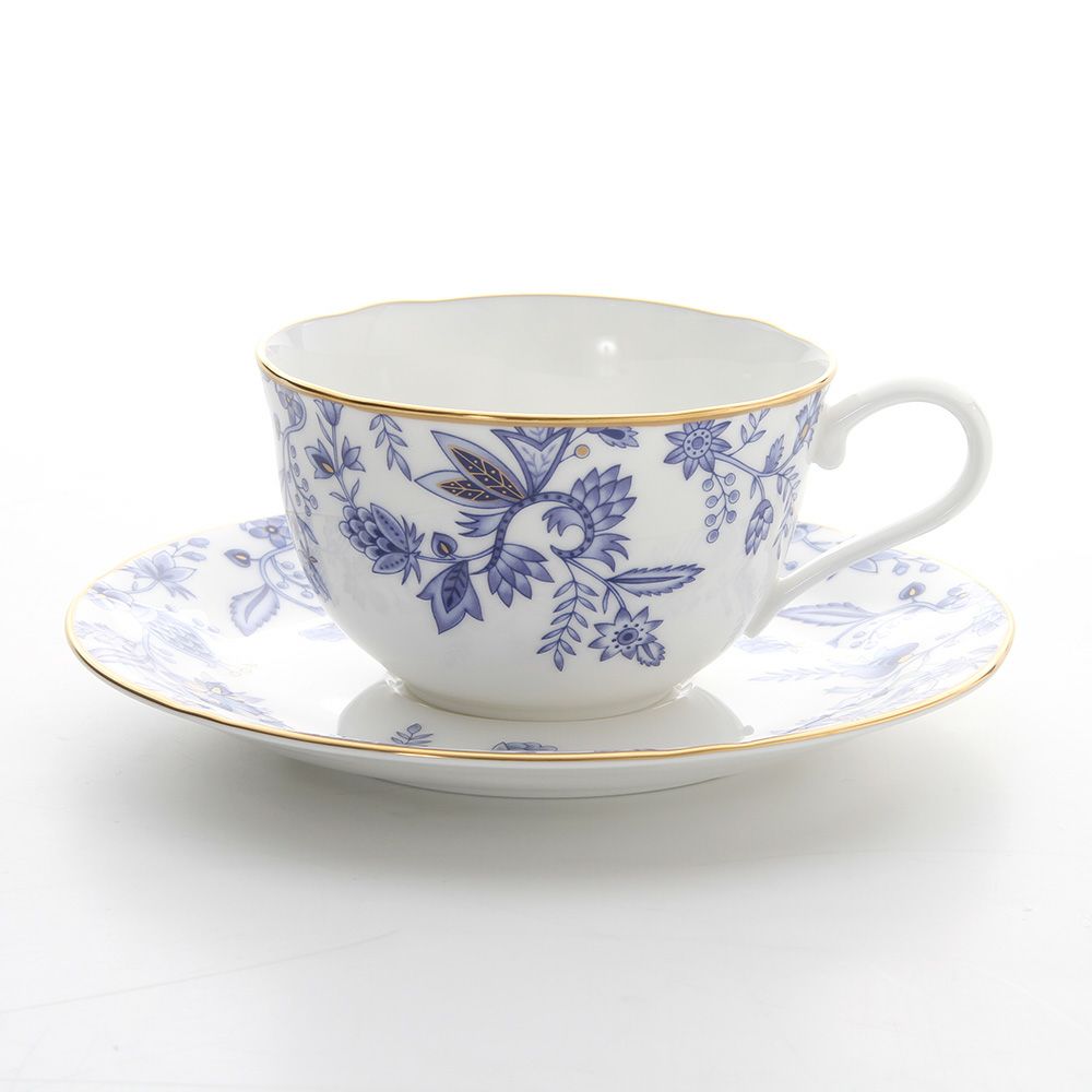 ノリタケ ブルーソレンティーノ 4562L／T59387A ティー・コーヒー碗皿