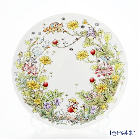 ノリタケ となりのトトロ 4660-3J／T50116A 23cmプレート へびいちご