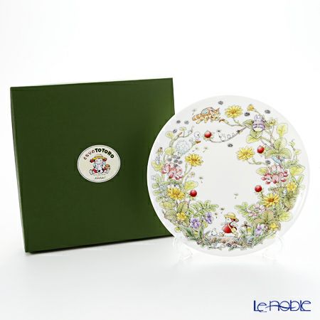 ノリタケ となりのトトロ 4660-3J／T50116A 23cmプレート へびいちご