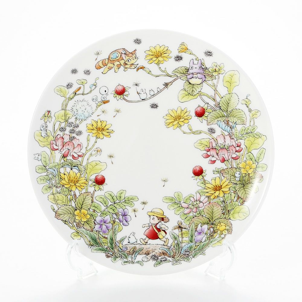 ノリタケ となりのトトロ 4660-3J／T50116A 23cmプレート へびいちご