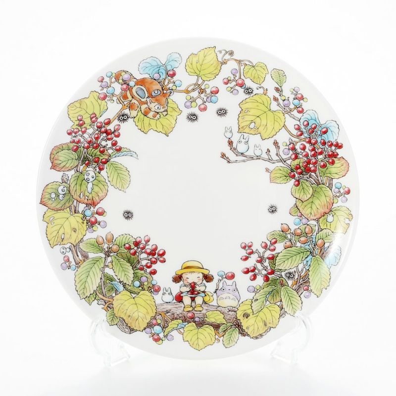 ノリタケ となりのトトロ 4660-5J／T50116A 23cmプレート がまずみ