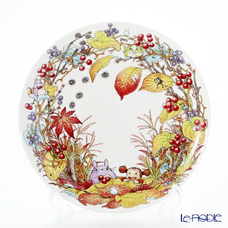 ノリタケ となりのトトロ 4660-6J／T50116A 23cmプレート さるとりいばら