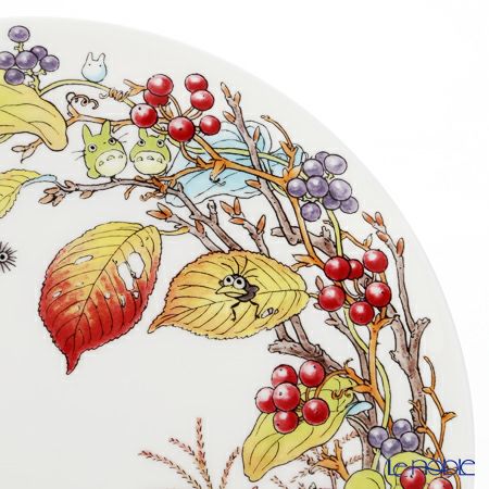 ノリタケ となりのトトロ 4660-6J／T50116A 23cmプレート さるとりいばら