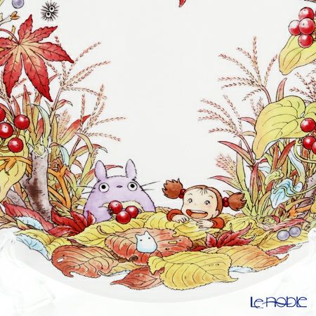 ノリタケ となりのトトロ 4660-6J／T50116A 23cmプレート さるとりいばら