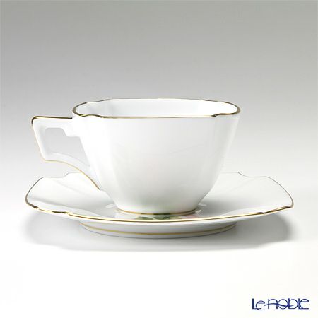 大倉陶園 「新日本の雅」より 茶花シリーズ 白椿 碗皿（カップ＆ソーサー） 108C／E152