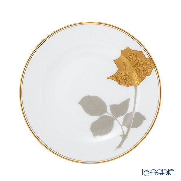 大倉陶園 金蝕バラ ケーキ皿 20cm 2016／3H