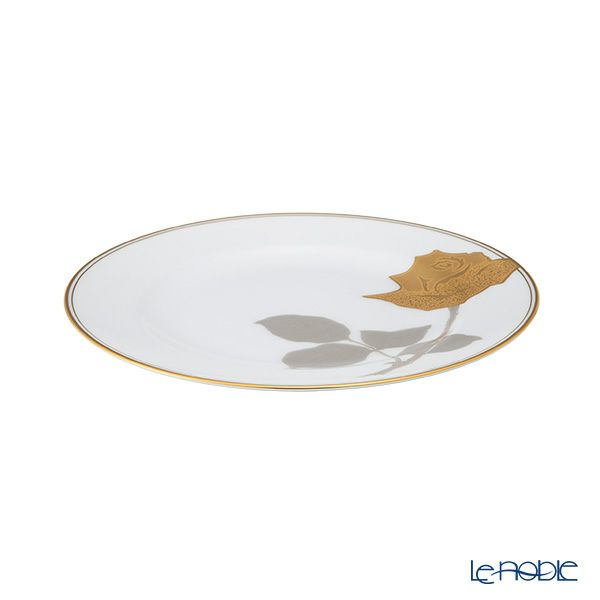 大倉陶園 金蝕バラ ケーキ皿 20cm 2016／3H