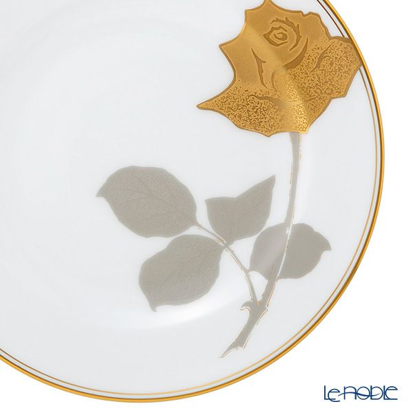 大倉陶園 金蝕バラ ケーキ皿 20cm 2016／3H