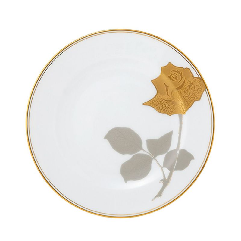 大倉陶園 金蝕バラ ケーキ皿 20cm 2016／3H | ブランド洋食器専門店ル