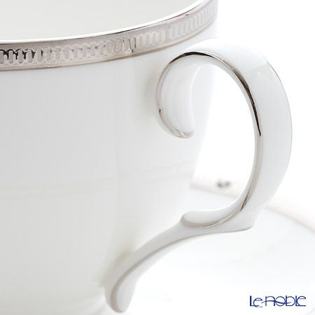 ノリタケ ロシェルプラチナ T50788A／4795 ティー・コーヒー碗皿