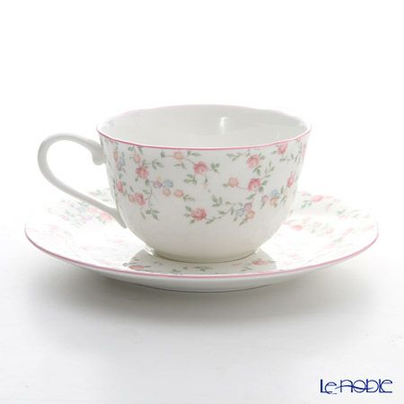 ノリタケ キューティーローズ 9940L／T59387A ティー・コーヒー碗皿