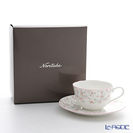 ノリタケ キューティーローズ 9940L／T59387A ティー・コーヒー碗皿