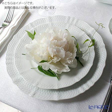 ノリタケ シェール ブラン プレート 21.5cm 1655L／94811