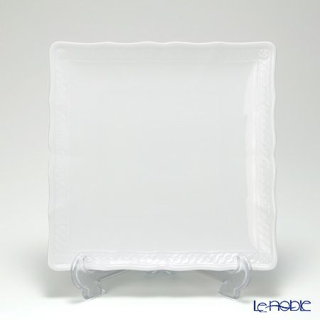 ノリタケ シェール ブラン スクエアプレート 19cm 1655L／94835