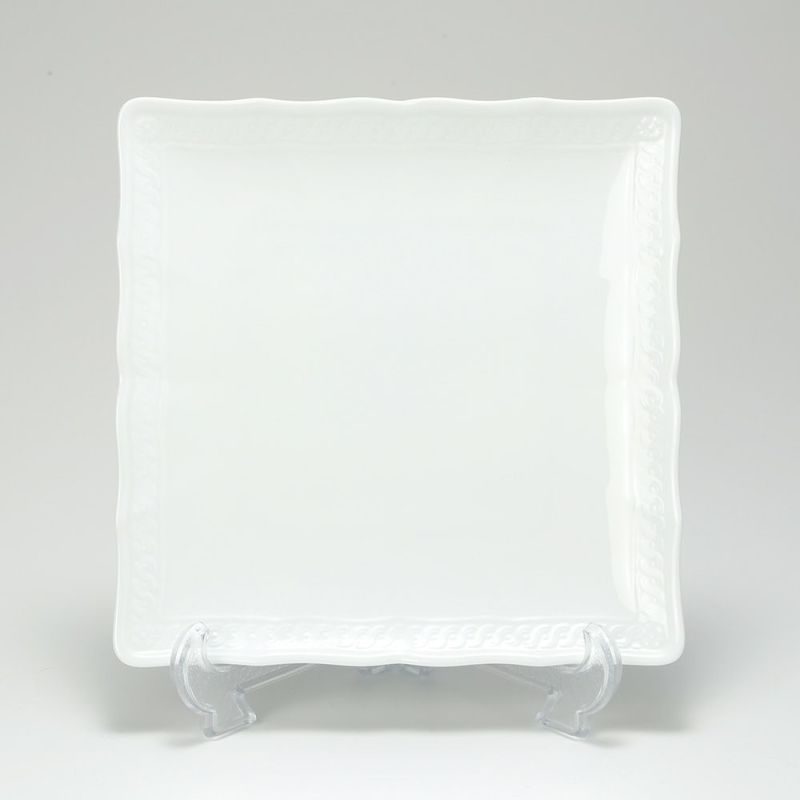 ノリタケ シェール ブラン スクエアプレート 19cm 1655L／94835