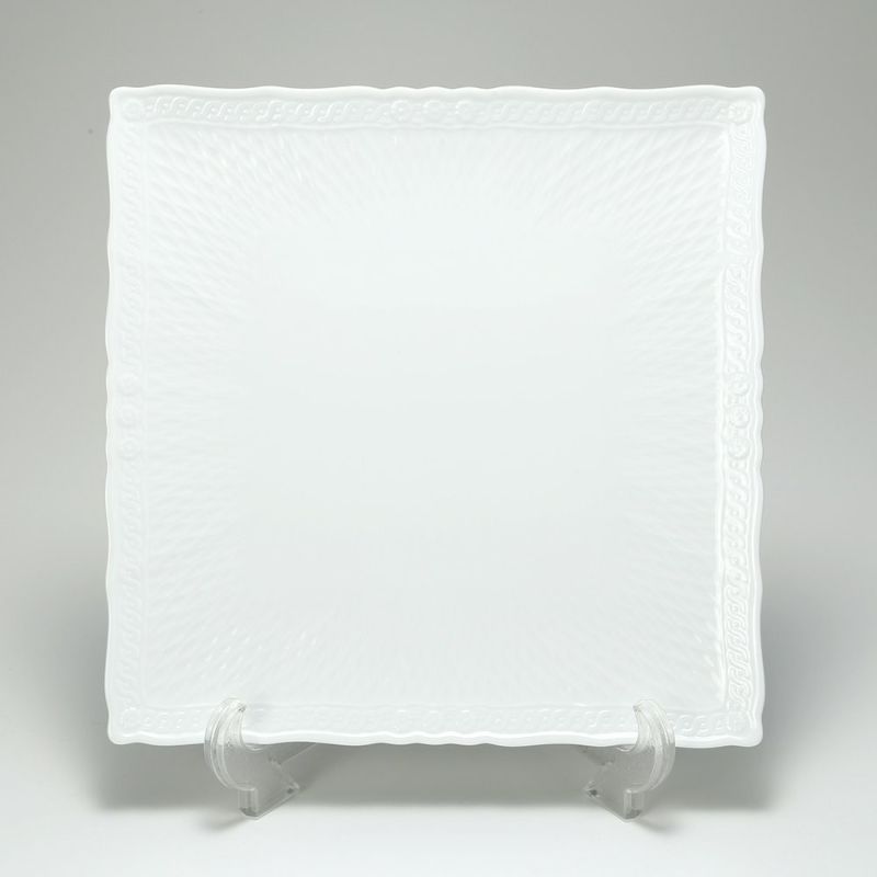 ノリタケ シェール ブラン スクエアプレート 27cm 1655L／T94834