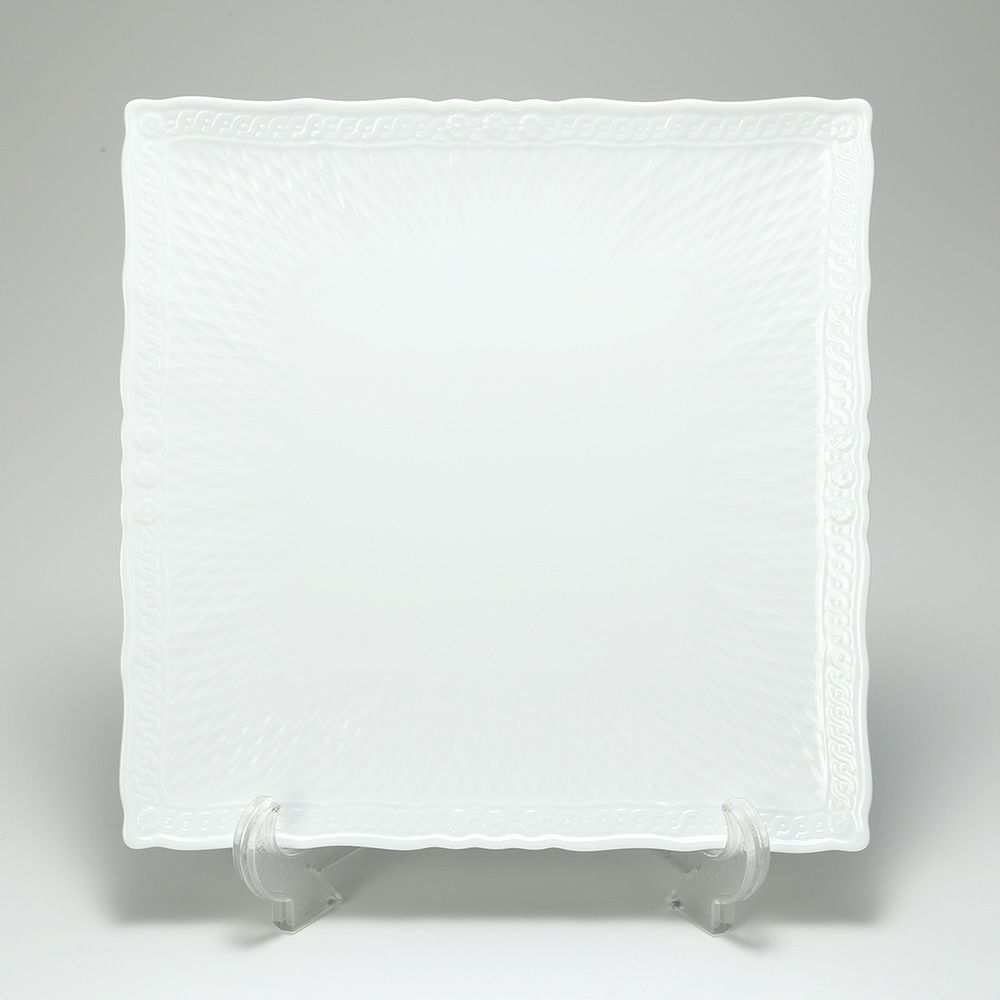 ノリタケ シェール ブラン スクエアプレート 27cm 1655L／T94834