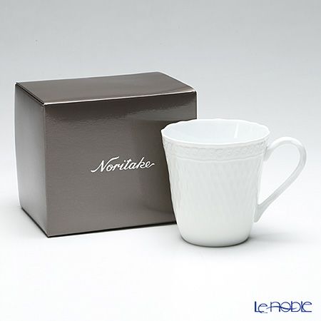ノリタケ シェール ブラン マグカップ（小）1655L／T94855