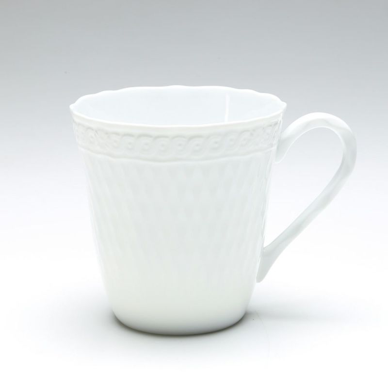 ノリタケ シェール ブラン マグカップ（小）1655L／T94855