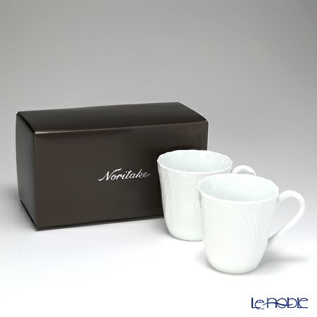 ノリタケ シェール ブラン 1655L／P94855 マグカップ ペアセット（小）